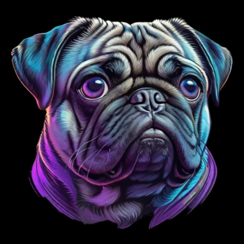 Mops Kopf
