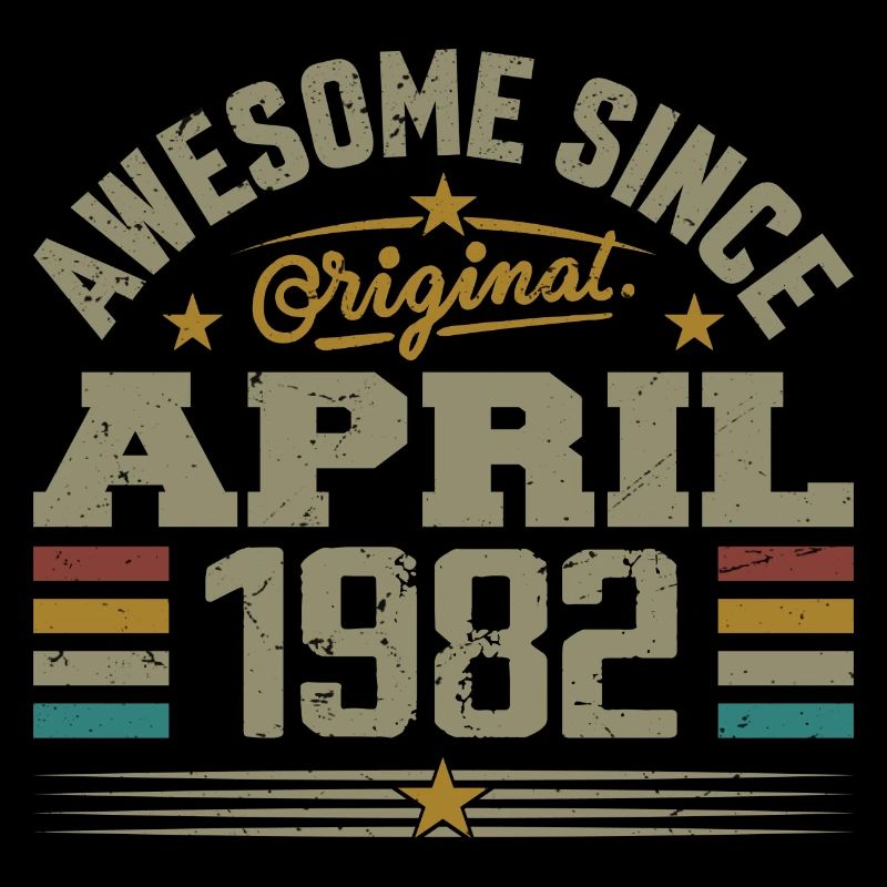 April 1982 Birthday Vintage 1982 Gift Idea