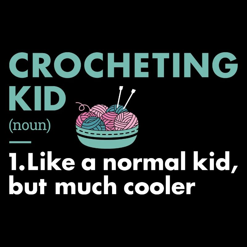 Crocheter Kid Definition Crocheting