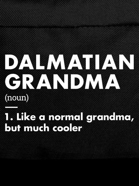 Dalmatian Grandma Definition