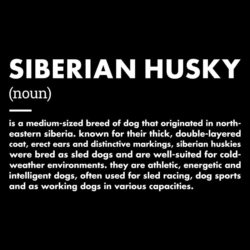Husky sibérien Définition