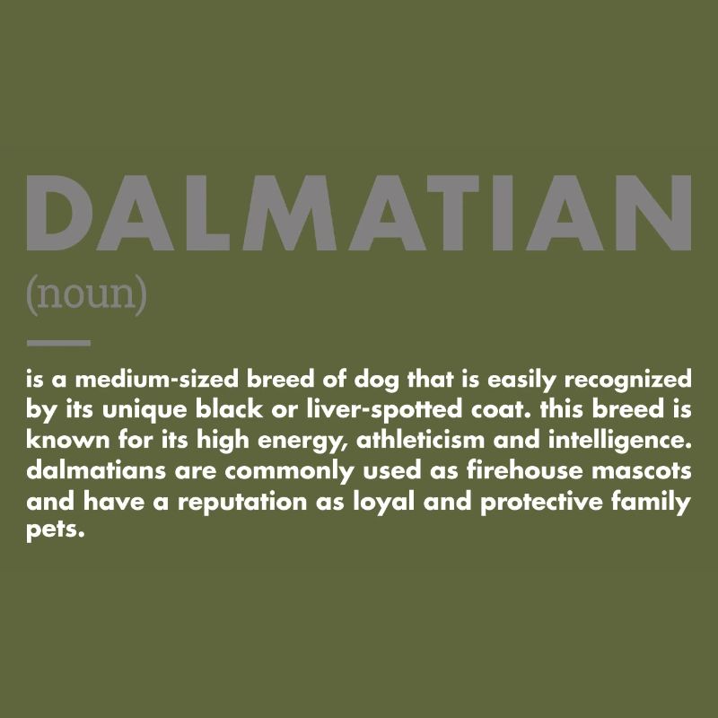 Définition du dalmatien