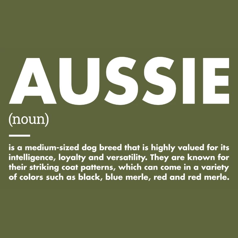 Dog Aussie Definition