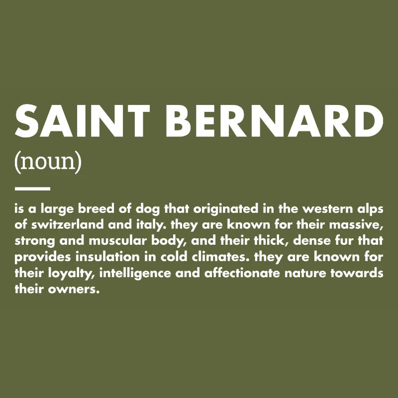 Saint Bernard Definition