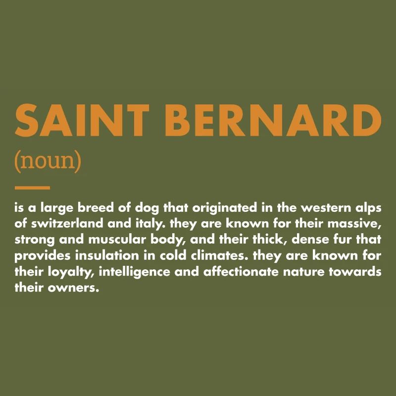 Saint Bernard Definition