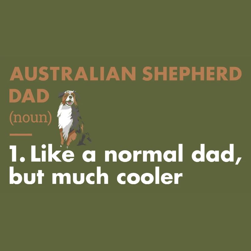 Dog Aussie Dad Definition