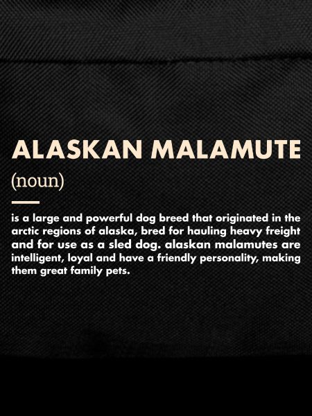 Alaskan Malamute Definition