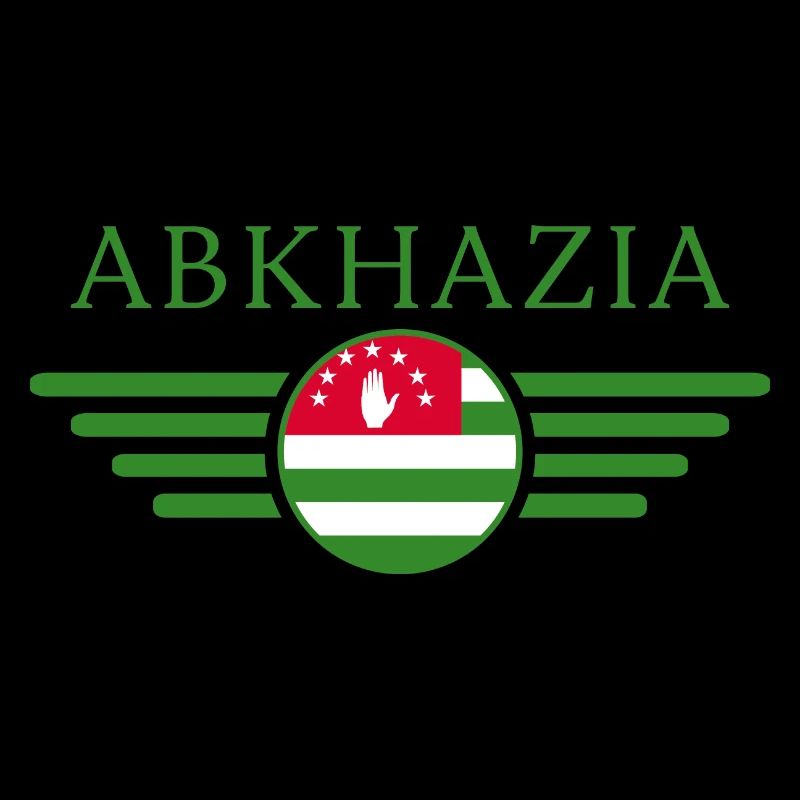 J’aime l’Abkhazie, T-shirt design de style élégance