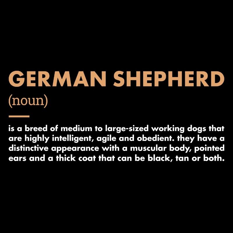 Définition du berger allemand