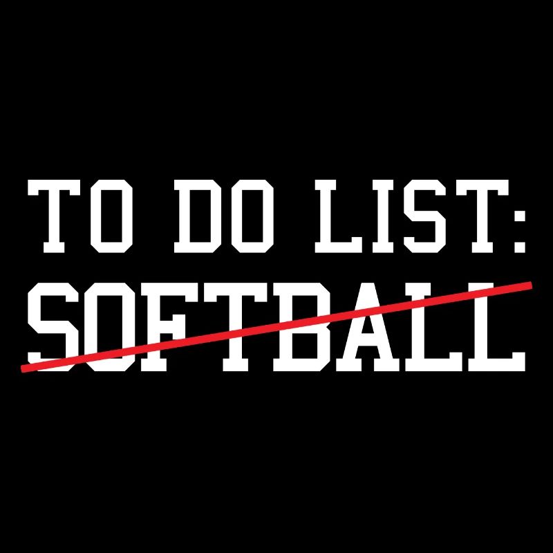 Sport To Do List Softball