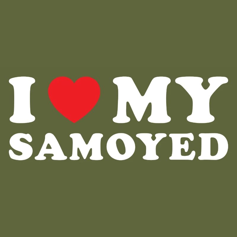 J’aime mon Samoyède