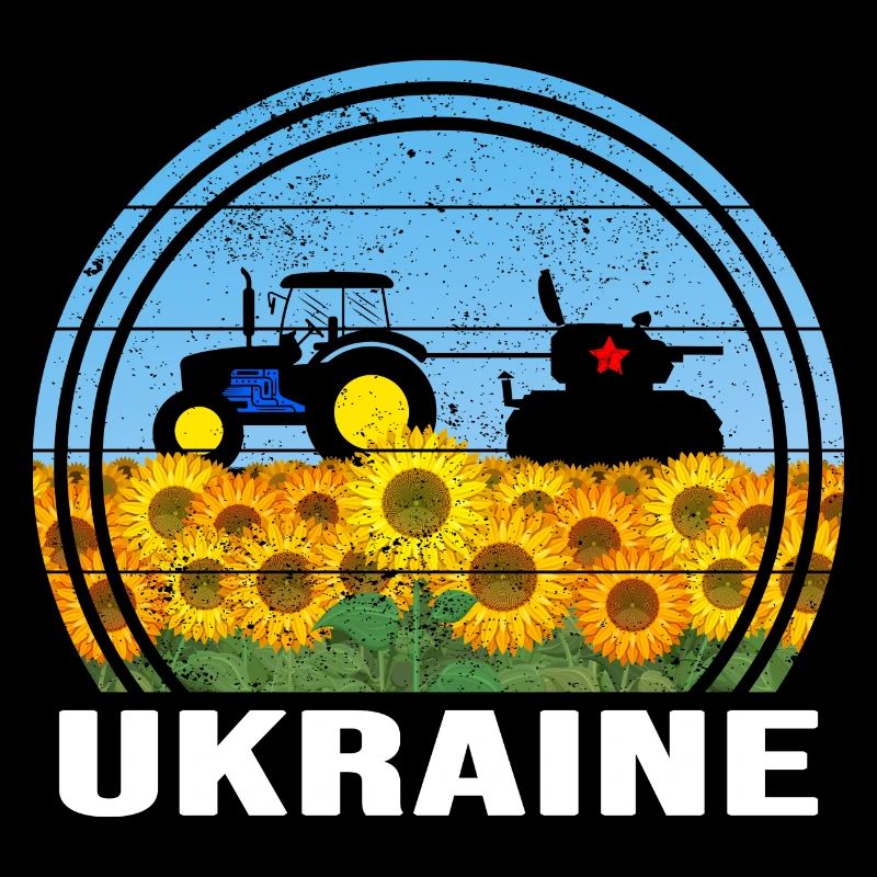 UKRAINE-TRAKTOR ukrainischer FRONT-SUPPORT
