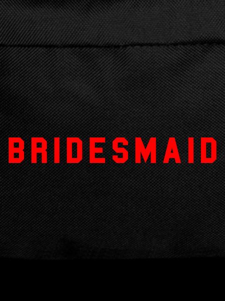 BRIDESMAID College Design Red