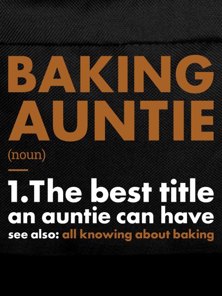 Baker Auntie Definition Baking