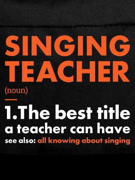 Singer Teacher Definition Singing