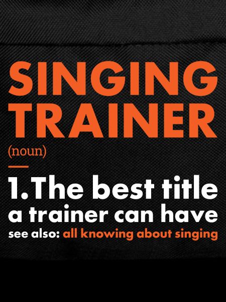 Singer Trainer Definition Singing