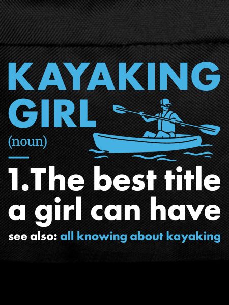 Kayaker Girl Definition Kayaking