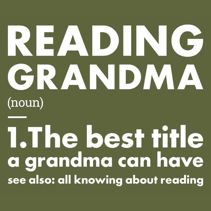Reader Grandma Definition Reading