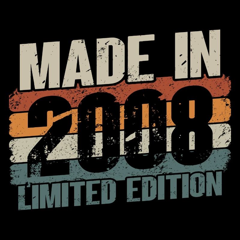 Born in 2008 13 Birthday Gift