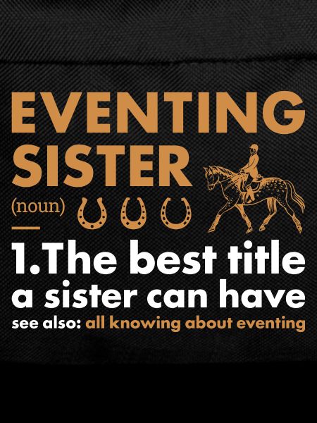 Rider Sister Definition Eventing