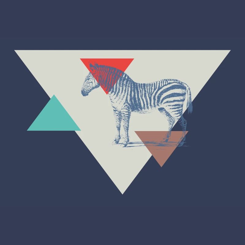 Zebra triangle design