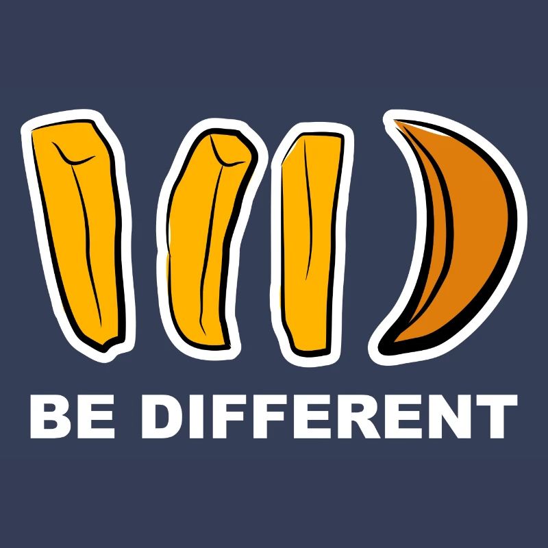 Anders, Different, Aussenseiter, Pommes, Geschenk,