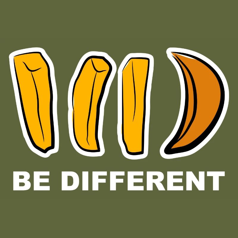 Anders, Different, Aussenseiter, Pommes, Geschenk,