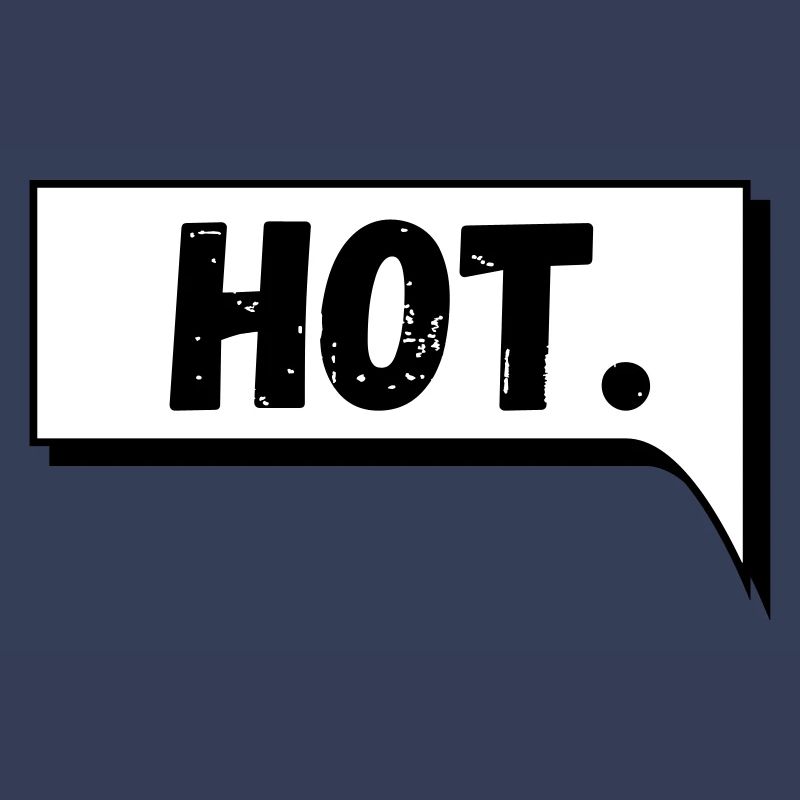 Comic Speech Bubble Hot