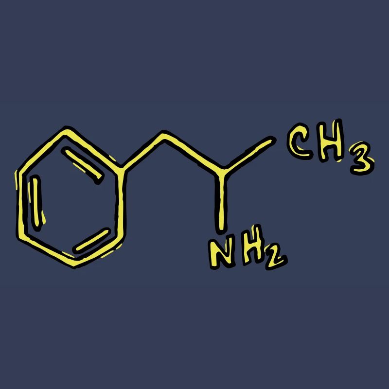 Amphetamine structural formula chemistry