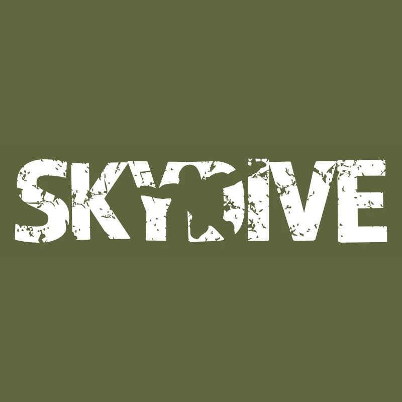 Skydive silhouette