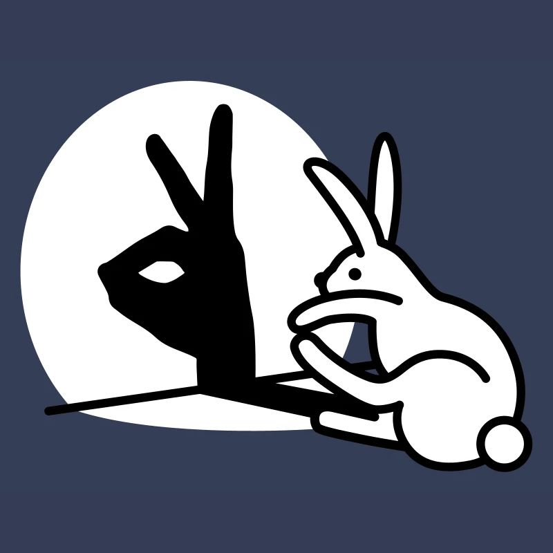 Funny Rabbit Hand Shadow Projection Rabbit