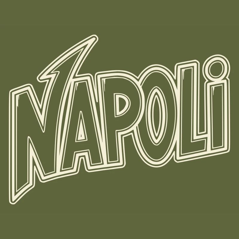 Napoli Neon Lettering