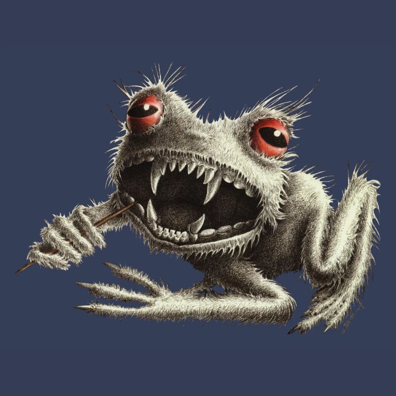 Werfrosch - Frog with toothpick