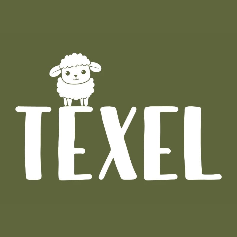 Cute sheep Texel