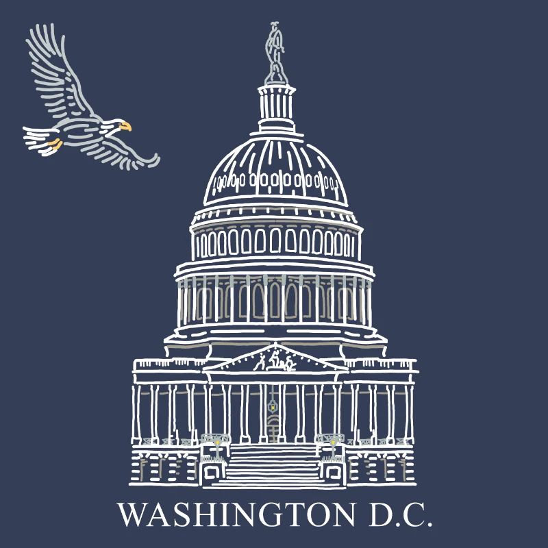 Washington D.C., Structure du Capitole, Pygargue à tête blanche