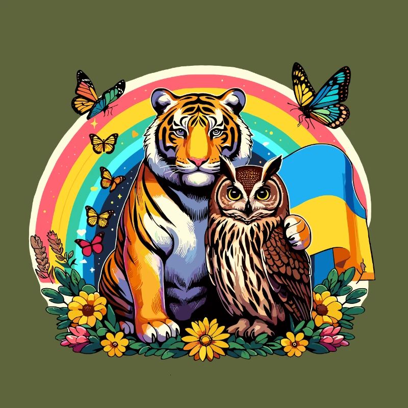 Tiger Owl Rainbow