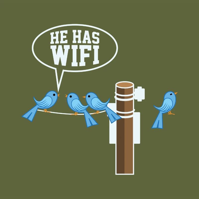 GEEK / NERD: He has W-Lan