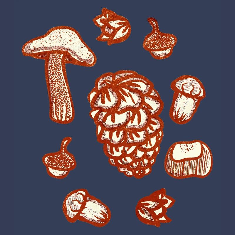 Rustikale Herbstschmuck-Illustration