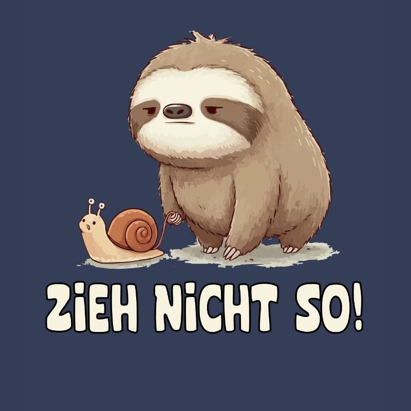 Pull Not So Sloth Cartoon