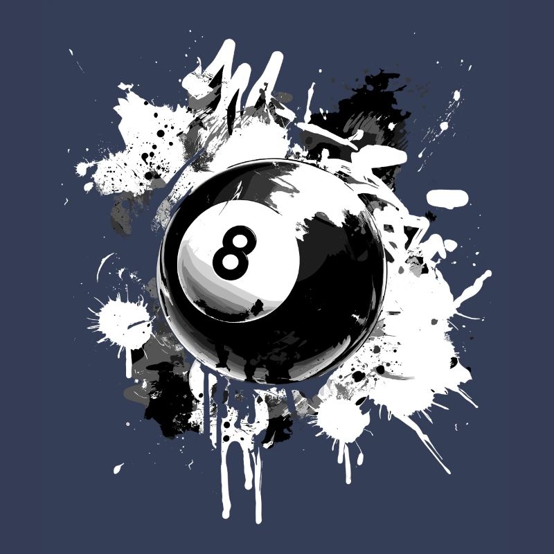 Conception créative de billard à 8 boules