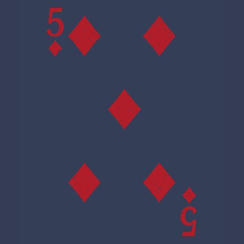5 Diamonds Card