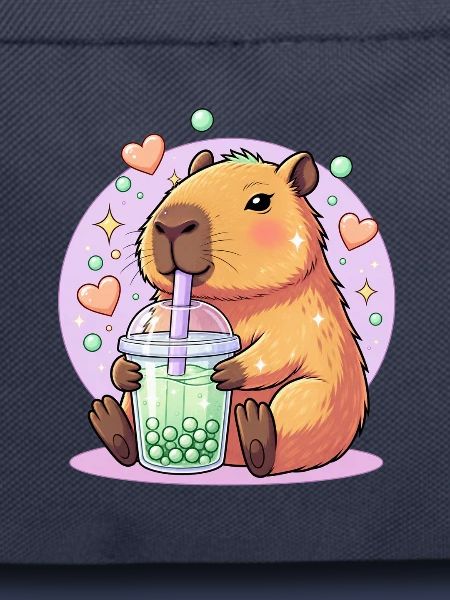 Kawaii Boba-Haustier mit Herz
