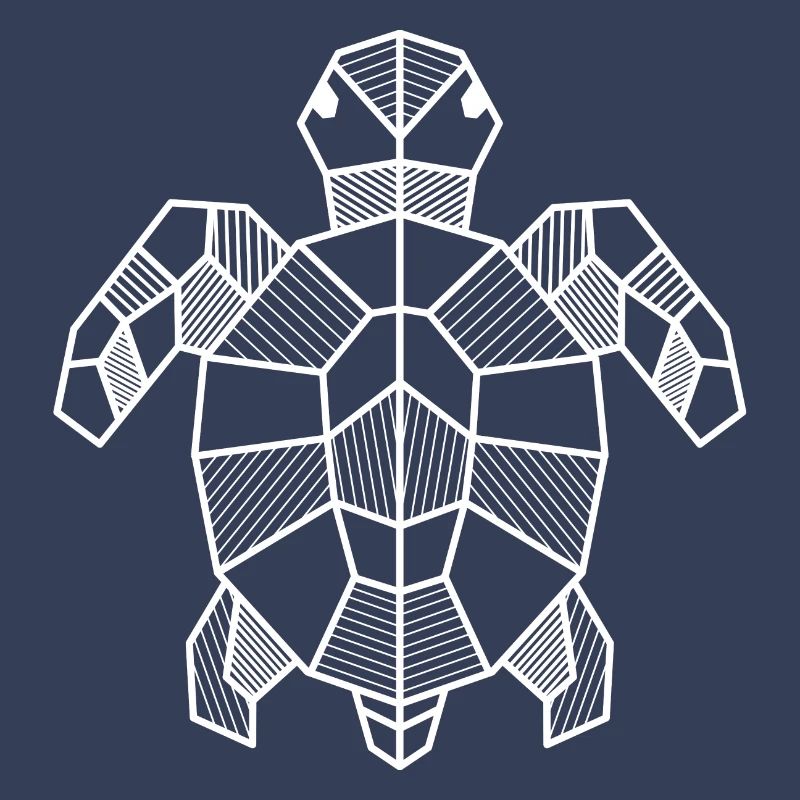 Turtle Geometric Gift Triangle Hipster