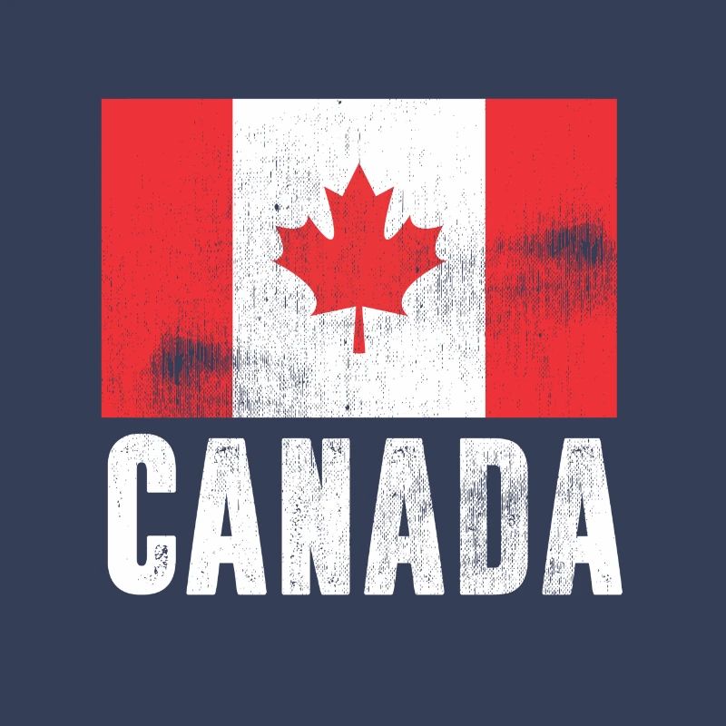 Drapeau du Canada Drapeau du Canada Vintage Retro