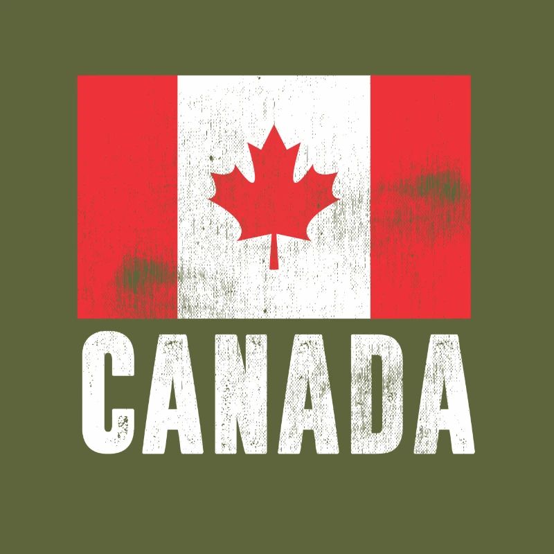 Drapeau du Canada Drapeau du Canada Vintage Retro