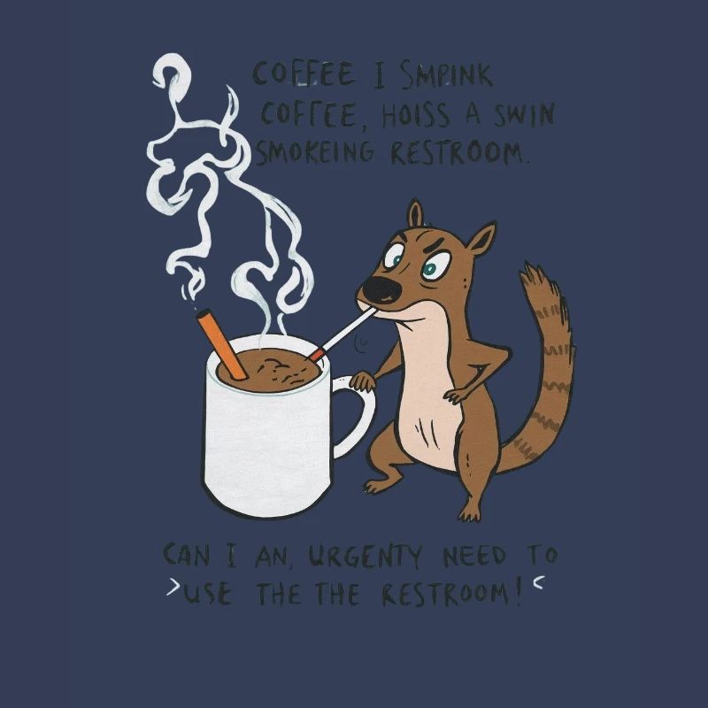 Kaffee Notfall Beutier Eichhörnchen Kippe 