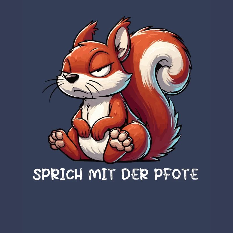 Sprich mit der Pfote Eichhörnchen Eichhorn Nager