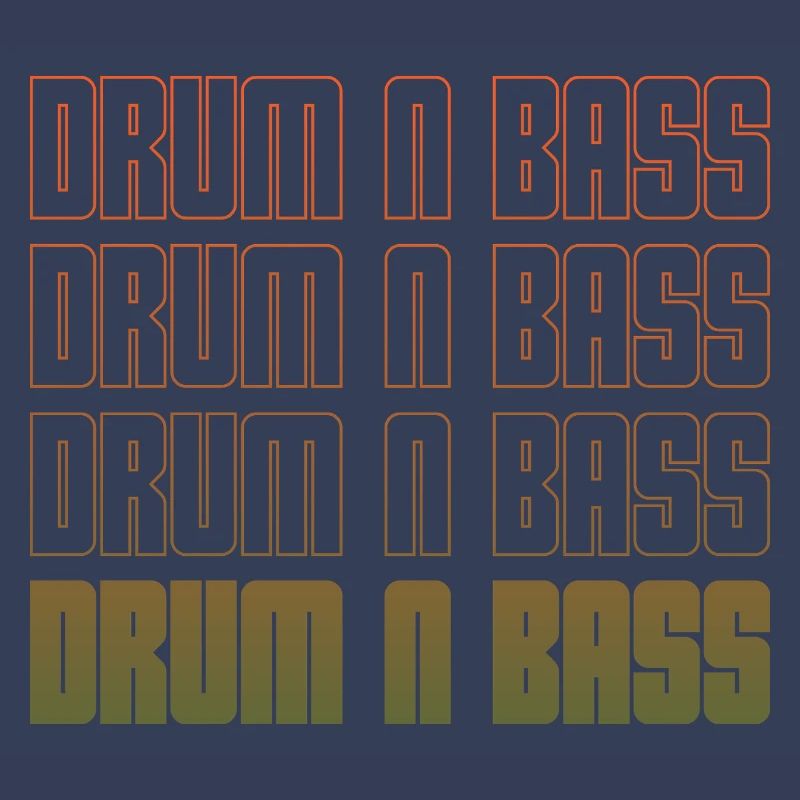 Drum N Bass Gradient Grid