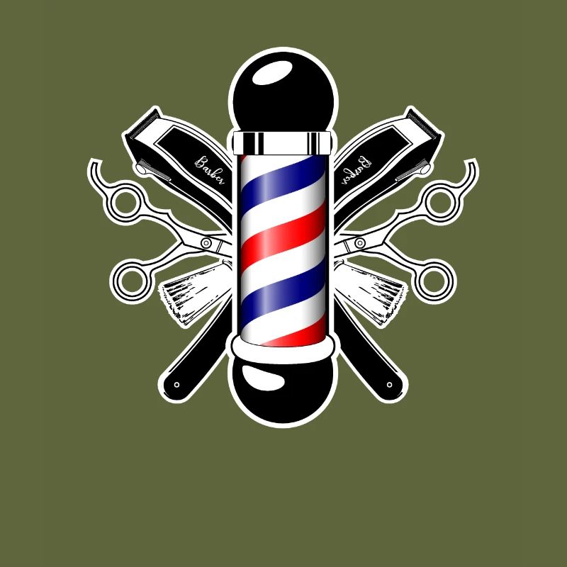 Retro Barber Shop Bart Geschenk