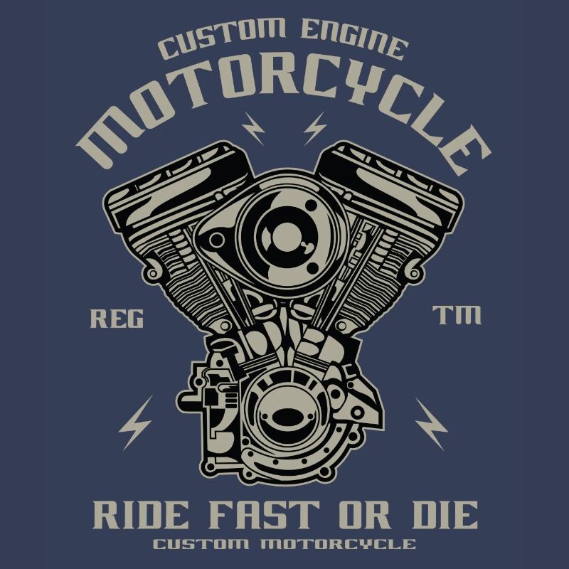 Motorcycle engine conversion Chopper Custom Engine